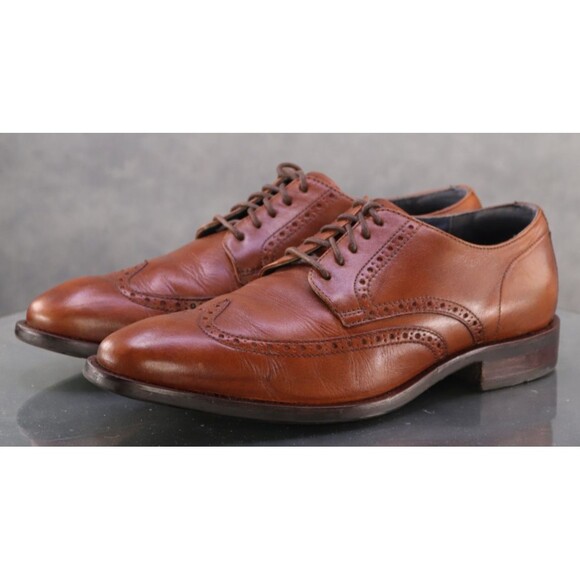 Cole Haan Watson $160 Men's Wingtip Oxfords Dress Shoes Size 10 M Leather C25458